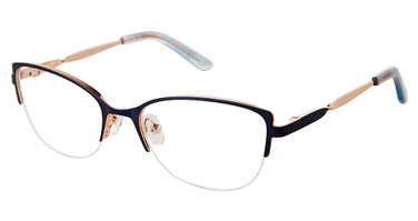 Nicole Miller Eyeglasses NMP712 MT NIGHT SKY/GOLD/C01