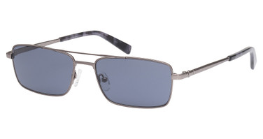 Abercrombie & Fitch Eyeglasses AF00040 shiny dark nickeltin / smoke/06A