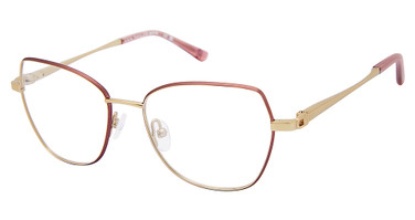 Ann Taylor Eyeglasses ATP715 MATTE MAUVE/ LT GOLD/C01