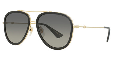 Gucci Eyeglasses GG0062S Gold-Gold-Grey/HH0H00E9