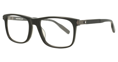 Montblanc Eyeglasses MB0035O BLACK-BLACK-TRANSPARENT/00Z0P245