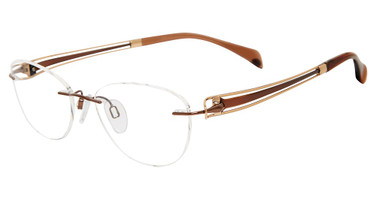 Line Art Eyeglasses XL 2143 BROWN/BR