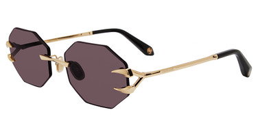 Roberto Cavalli Eyeglasses SRC005 Light Gold 0300