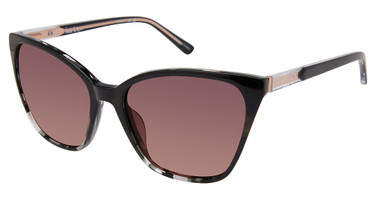 Nicole Miller Eyeglasses LAVOTTO BEACH BLACK GRAIN/C01