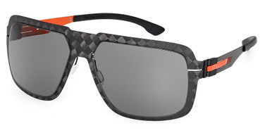 ic! berlin Eyeglasses IA0004 matte black / gradient smoke/02B
