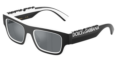 DOLCE & GABBANA KIDS Eyeglasses DX6011 BLACK/WHITE/34576G