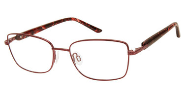 ELLE Eyeglasses EL 13457 Wine/WI