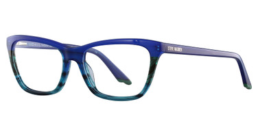 Steve Madden Eyeglasses Fantassia Blue Horn Fade