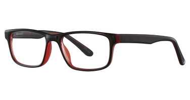 Continental Optical Imports Eyeglasses See N' Be Seen 56 Black/Red