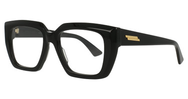 Bottega Veneta Eyeglasses BV1032O BLACK-BLACK-TRANSPARENT/001