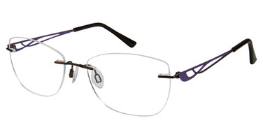 Titanium Eyeglasses CH 10979 BROWN/BR