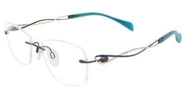 Line Art Eyeglasses XL 2154 Teal/TL