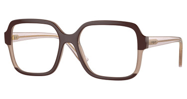 Vogue® Eyeglasses VO5555F TOP BROWN/MILKY BROWN/3153