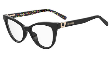 Moschino Love Eyeglasses MOL576 BLACK/0807