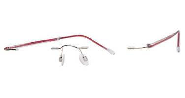 Invincilites By Zyloware® Eyeglasses Invincilites Sigma Unassembled Sil/Red/230