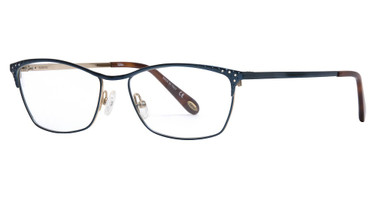 Safilo Emozioni Eyeglasses EM 4382 BLUE GOLD/0KY2