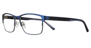 Safilo Elasta Eyeglasses E 3123 MTBLU GRY/04NZ