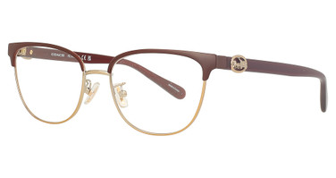 COACH Eyeglasses HC5130 BURGUNDY/SHINY ROSE GOLD/9385