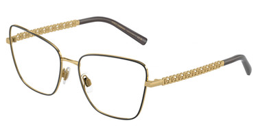 DOLCE & GABBANA Eyeglasses DG1346 GOLD/MATTE BLACK/1311