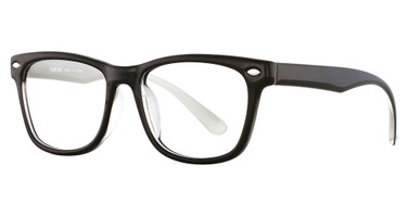 Abba Optical Eyeglasses SABLINE 9303 Shiny Black/White/C6-1