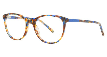 Flower Eyeglasses FLR6049 Brown Blue Demi/461