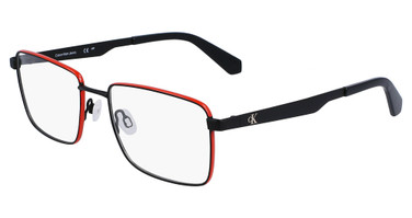 CK Jeans Eyeglasses CKJ23223 MATTE BLACK/ORANGE/002