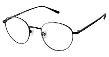 Cruz Eyeglasses I-215 Black/Silver/BLACK/SILVER