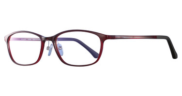 Abba Optical Eyeglasses PLAK 6725 Shiny Dark Red/C5