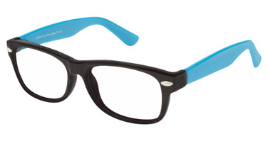 New Globe Eyeglasses L4069-P Black/Blue/BLACK/BLUE