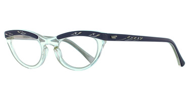 Shuron Eyeglasses Nulady Deluxe Blue