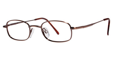 Modern Metals Eyeglasses Cheerful antique brown