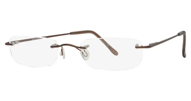 3-Piece Drill Mounts Eyeglasses BT2158 Henna/C-9