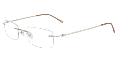 3-Piece Drill Mounts Eyeglasses BTCF3017 Satin Silver/C-36