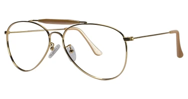 Shuron Eyeglasses MacArthur II Gold