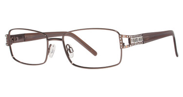 Genevieve Boutique Eyeglasses Bling brown