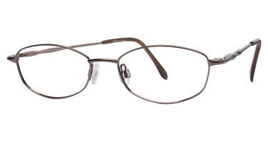 Cool Clip Eyeglasses CC820 Shny Lght Cop-Brwn/10