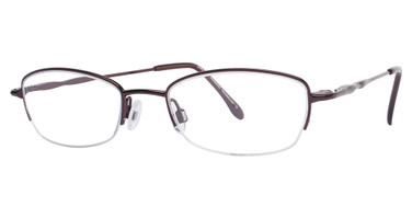 Cool Clip Eyeglasses CC824 Shiny Dark Burgundy/30