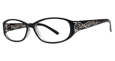 Modern Plastics II Eyeglasses Eileen black/crystal