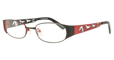 Encore Vision Eyeglasses American Horse Black/Red