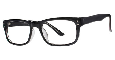 Modern Plastics I Eyeglasses Precise black/crystal