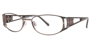 Easyclip Eyeglasses EC244 Dkbrwn/Brwn&Silver/10