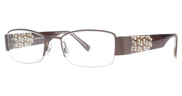 Easyclip Eyeglasses EC254 Brwn/Clr&Drkchocolate/10