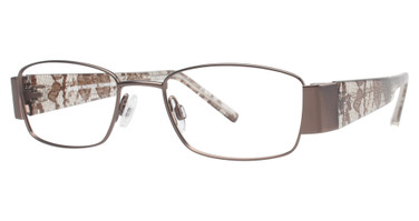 Easyclip Eyeglasses EC255 Stn Brwn/Clr & Chocolate/10