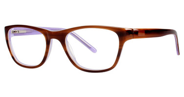 Genevieve Boutique Eyeglasses Feature coffee/lilac
