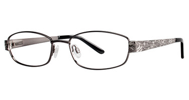 Genevieve Boutique Eyeglasses Woven gunmetal/silver