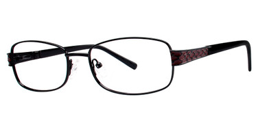 Genevieve Boutique Eyeglasses Dimension black/burgundy