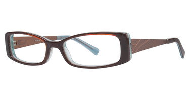 K12 Eyeglasses 4077 Chocolate/Turq