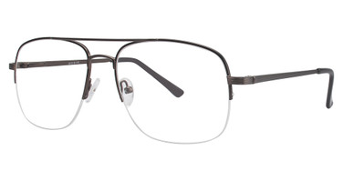 Elan Collection Eyeglasses Howard Brown Gunmetal/BRN GUN