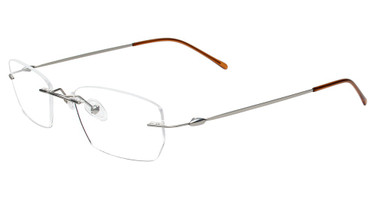 3-Piece Drill Mounts Eyeglasses BTCF3019 Satin Silver/C-36