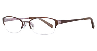 Easyclip Eyeglasses EC280 Stn Choco/Light Pink/10